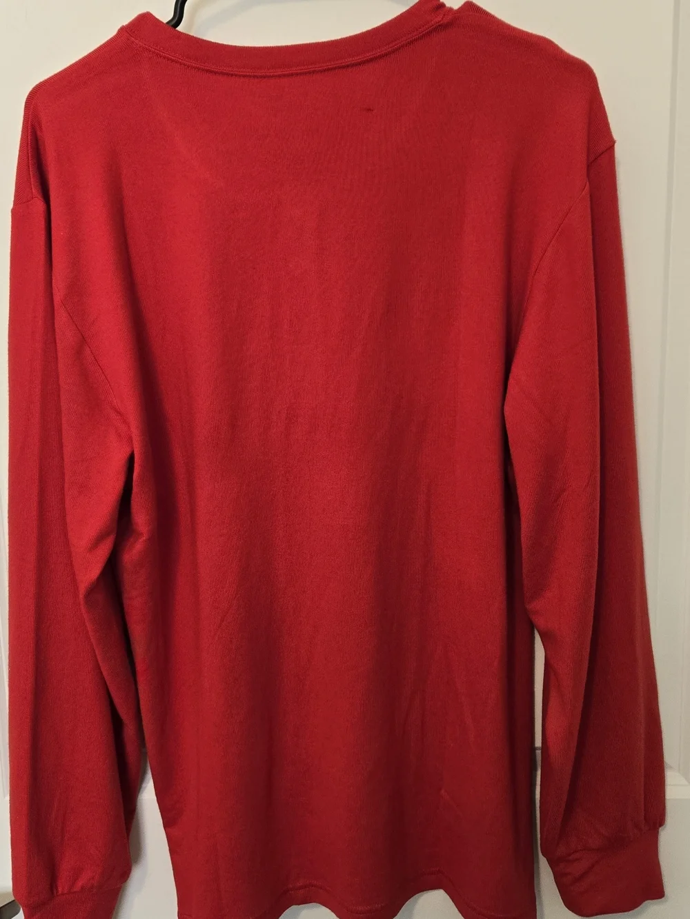 Gerber Bright Red Long-Sleeve Henley Shirt Super Soft Lg.clean - Picture 3 of 7